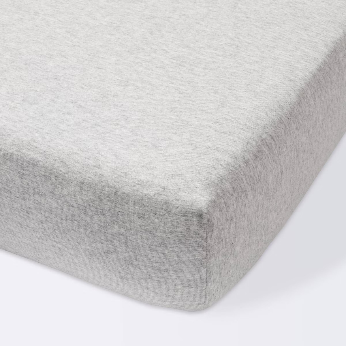 Fitted Jersey Crib Sheet Knit Heather Gray - Cloud Island™ Gray | Target