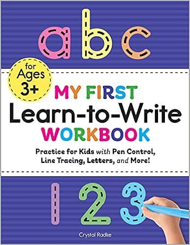 My First Learn to Write Workbook: Practice for Kids with Pen Control, Line Tracing, Letters, and ... | Amazon (US)