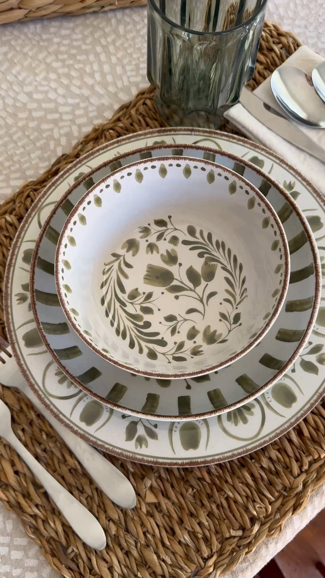 These beautiful dishes come in Green, blue and grey. They are melamine and look very expensive. You can buy them individually or in a set of 4 (which saves money).

#LTKStyleTip #LTKHome #LTKFindsUnder50