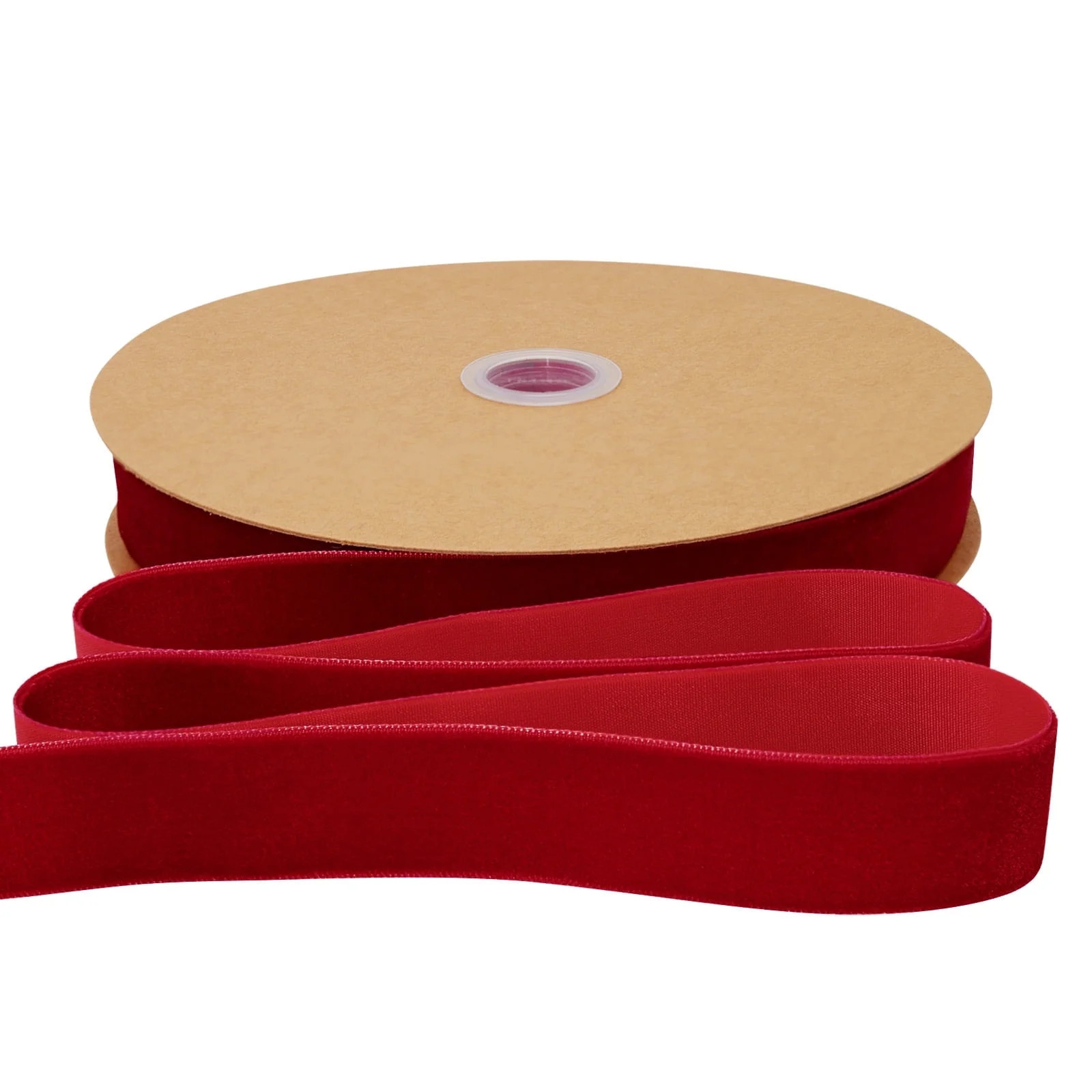 1 Inch Wide x 25 Yards red Velvet Ribbon - Premium Soft Craft Ribbon for Gift Wrapping, Wedding B... | Walmart (US)