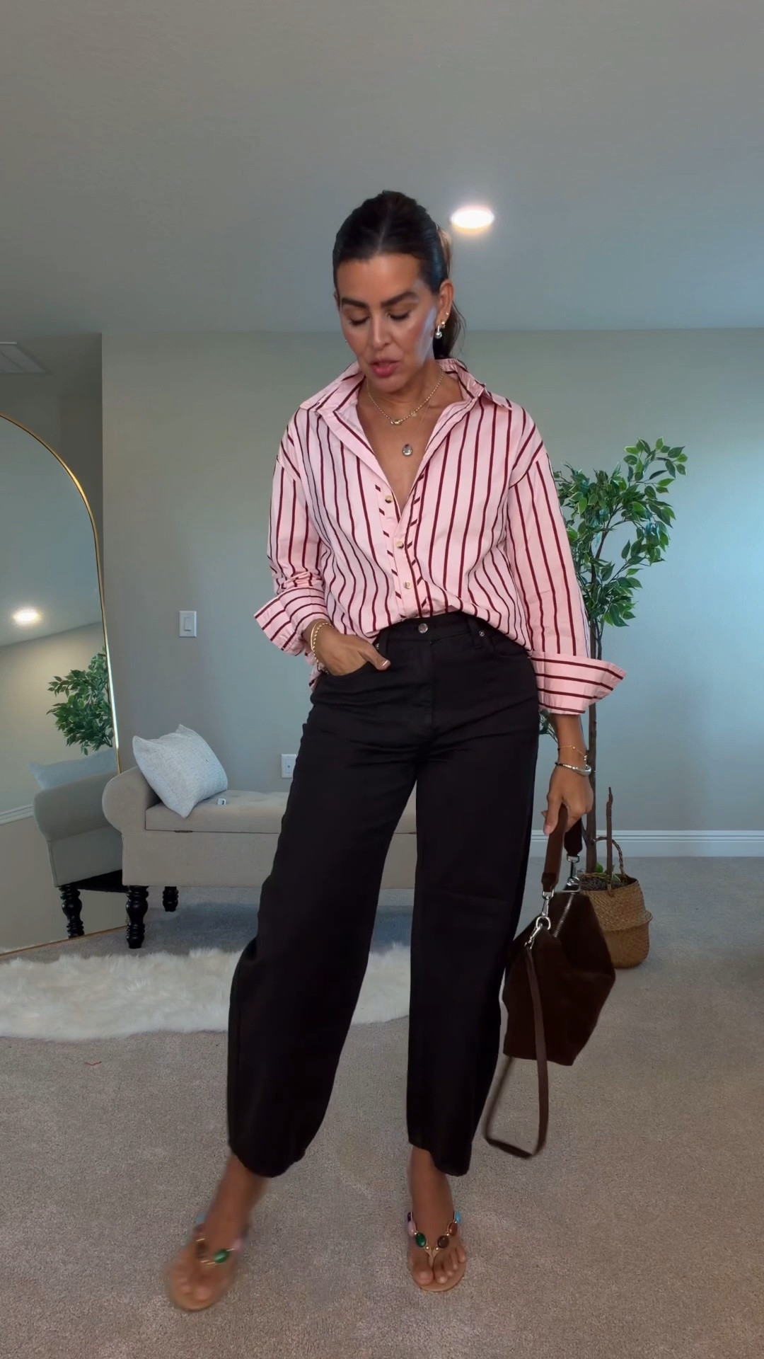Size 4 in jeans. S in shit and m in tops. 
Shoes are tts.@target

#LTKSeasonal #LTKvlog #LTKU