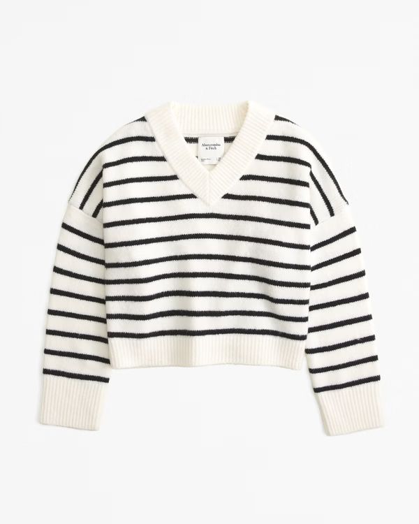 Women's Wedge V-Neck Sweater | Women's Clearance | Abercrombie.com | Abercrombie & Fitch (US)