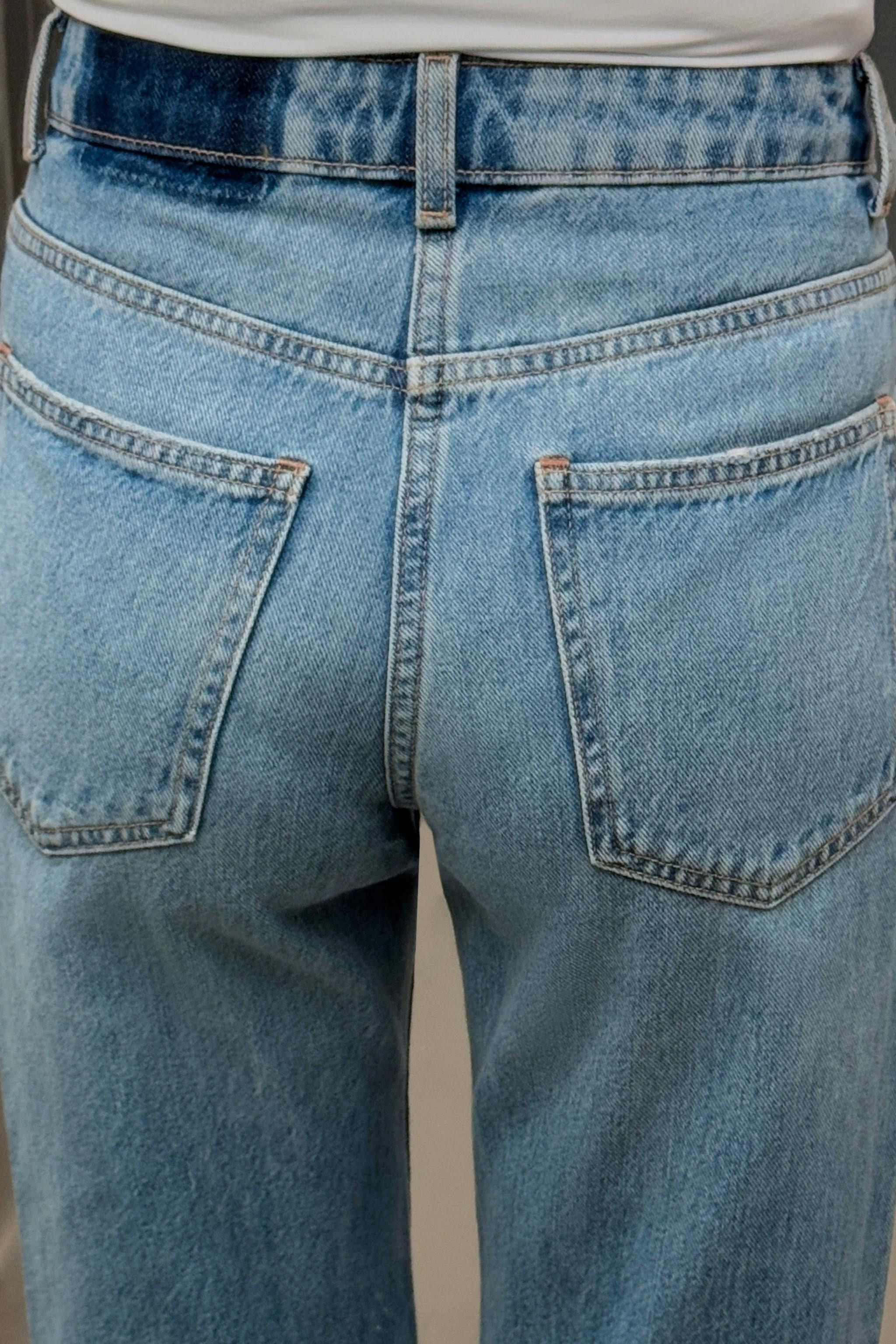 JEANS Z1975 STRAIGHT HIGH WAIST LONG LENGTH | Zara UK