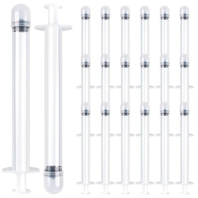 Dizzily 20 Pack Disposable Plastic Vaginal Cream Applicators, Individually Wrapped Hygienic Injec... | Amazon (US)