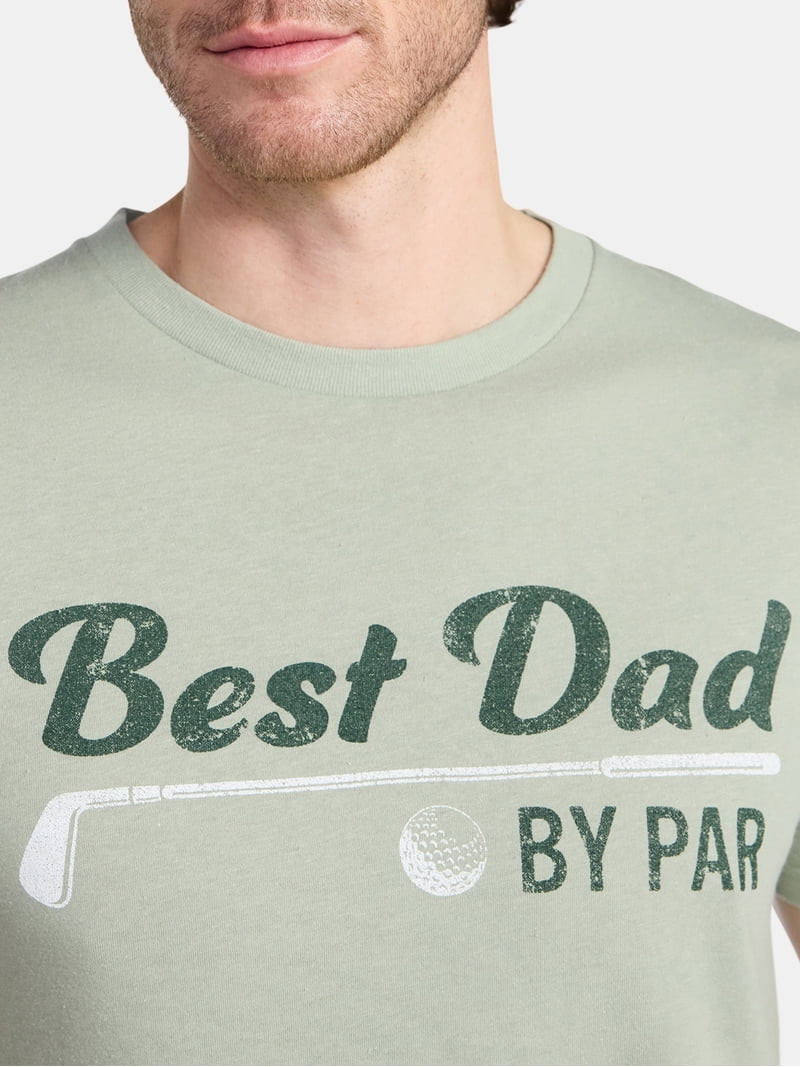 Father's Day Men's Best Dad By Par Graphic Tee by Way to Celebrate, Sizes XS-5XL | Walmart (US)
