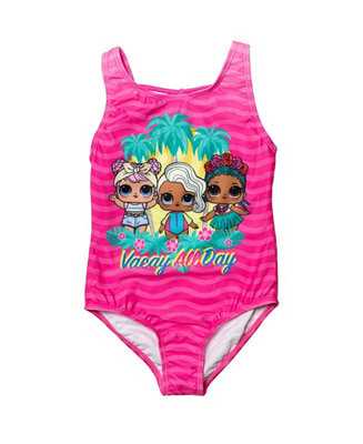 L.O.L. Surprise! Little Girls One Piece Bathing Suit - Macy's | Macy's