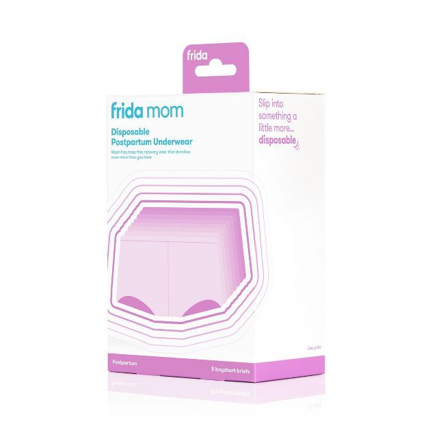 Frida Mom Disposable Postpartum Underwear Boy Shorts Briefs - Regular 8ct | Target