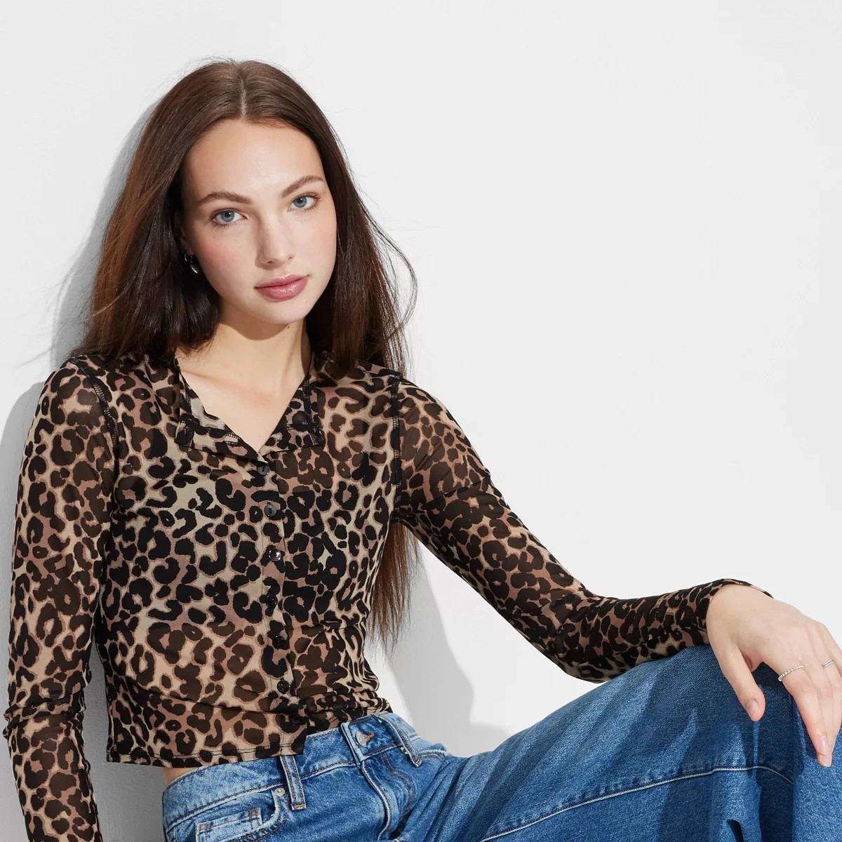 Women's Mesh Cardigan - Wild Fable™ | Target