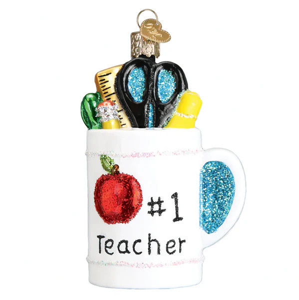 Best Teacher Mug Ornament | Waiting On Martha