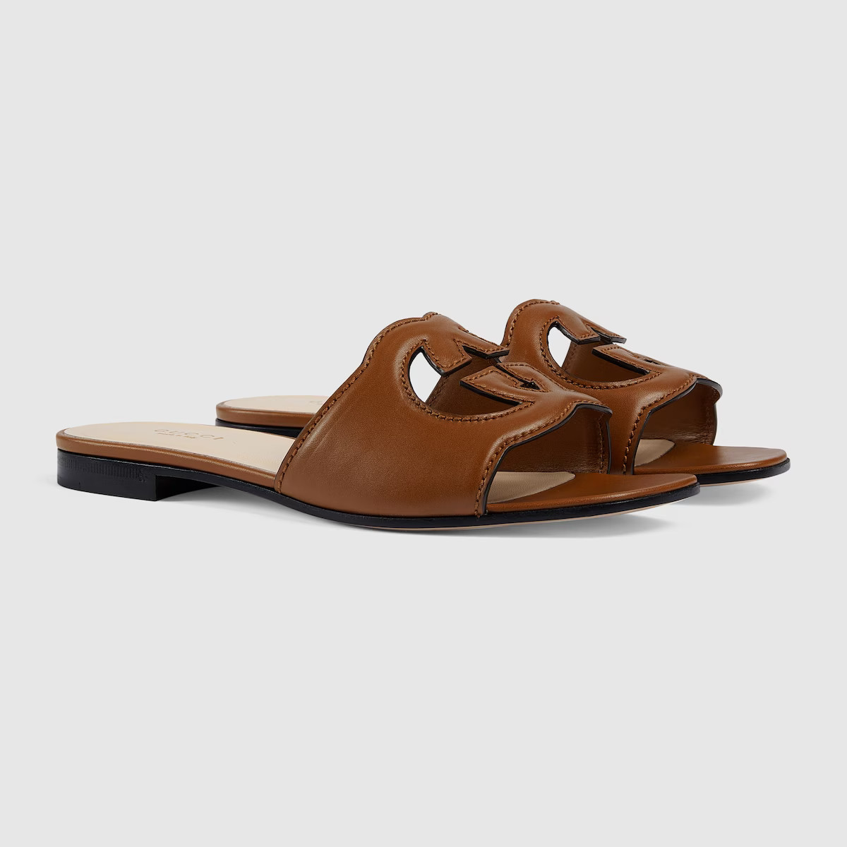Women's Interlocking G cut-out slide sandal | Gucci (US)