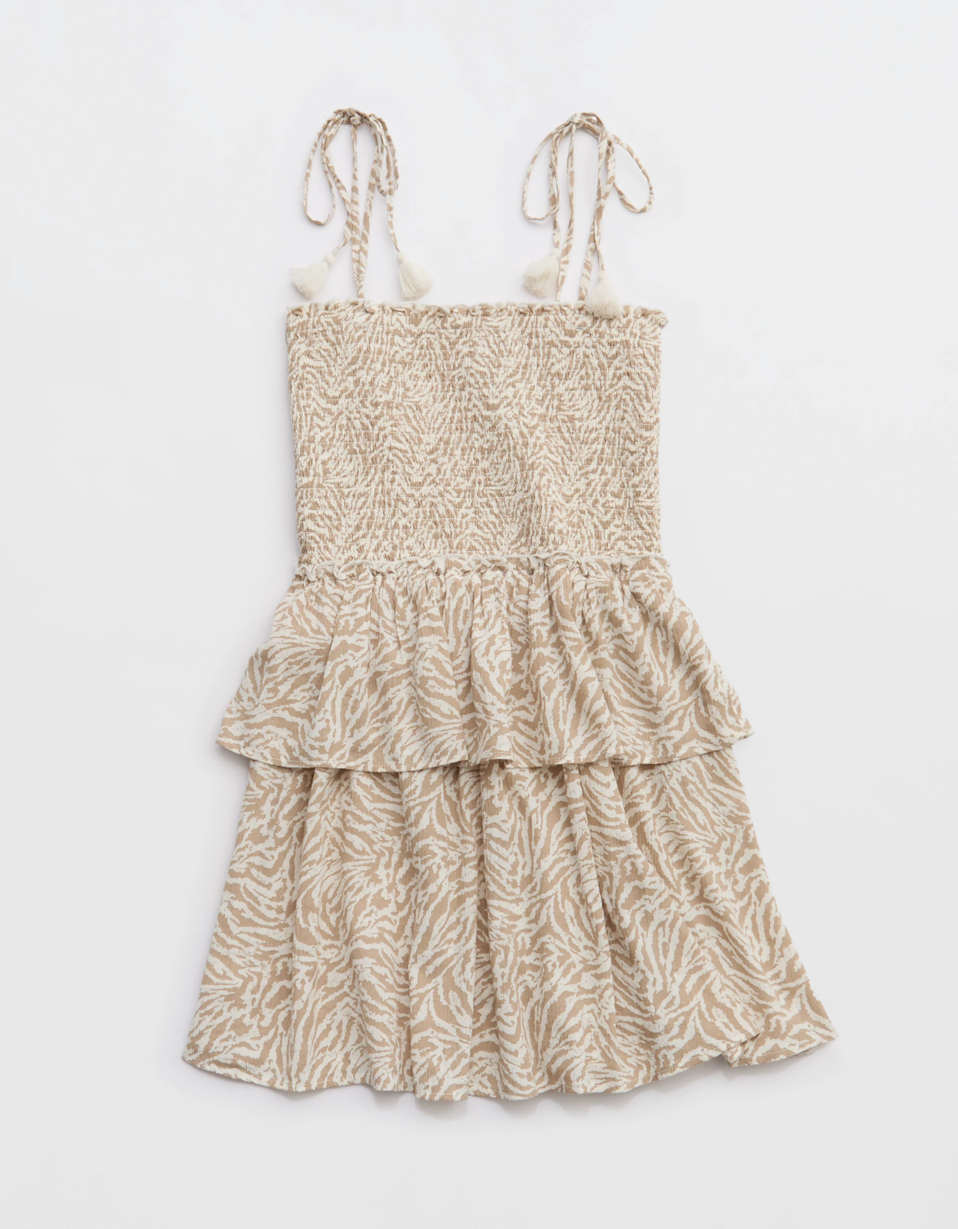 Aerie At The Barre Smocked Mini Dress | American Eagle Outfitters (US & CA)