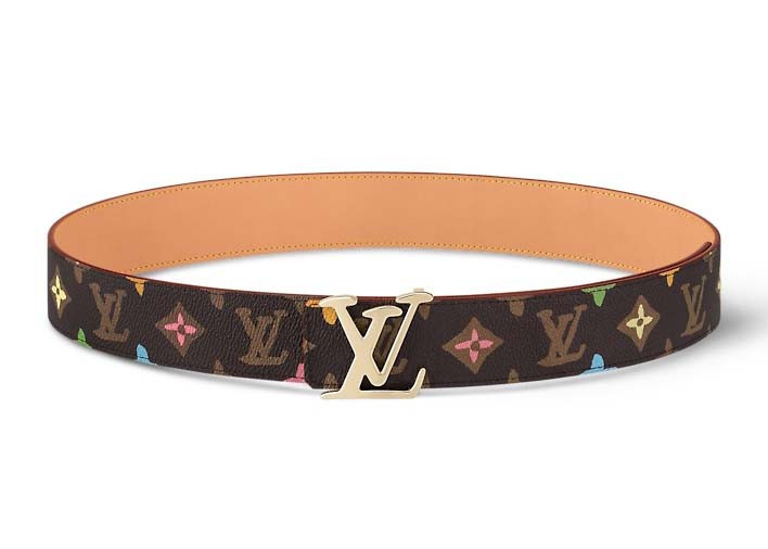 Men's Louis Vuitton by Tyler, the Creator LV Tag 40mm Reversible Belt in Chocolate Craggy Monogram | StockX