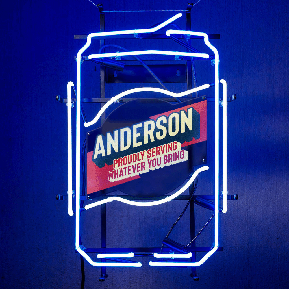 Personalized Neon Bar Sign | Man Crates