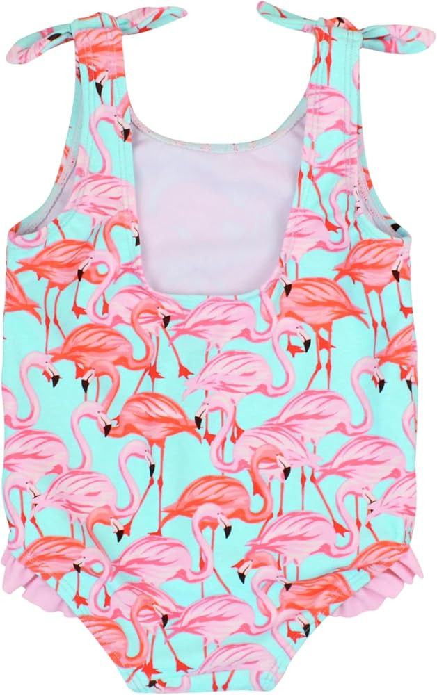 RuffleButts® Baby/Toddler Girls Ruffle Strap One Piece Swimsuit w/UPF 50+ Sun Protection | Amazon (US)