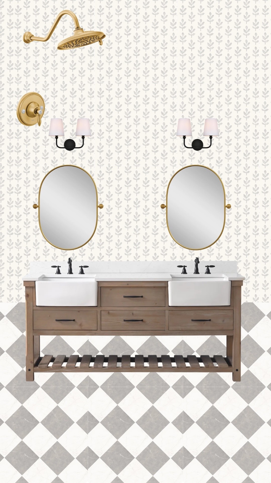 #ad I designed this cozy primary bathroom using Wayfair pieces to show how a few thoughtful details, like warm wood tones, brass accents, soft pattern, and timeless flooring, can completely transform the feel of a space. I love how natural and inviting this bathroom turned out. If you’re planning a bathroom remodel, I linked everything from this mock-up here so you can recreate the look or use it as inspiration for your own space.


@wayfair #wayfair #wayfairpartner







#LTKHome #LTKSaleAlert