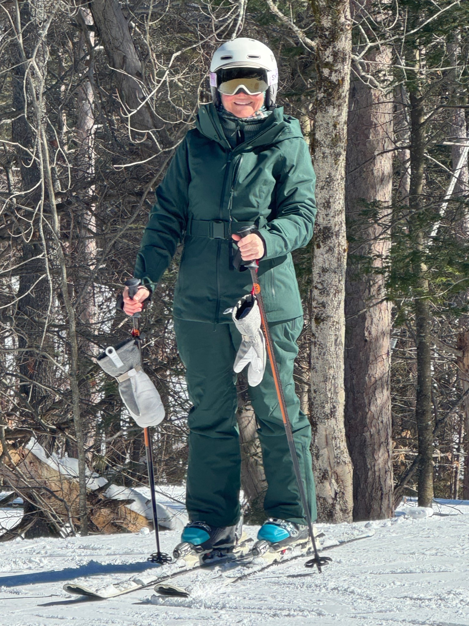 End of season 30% off sale this weekend!  Stock up on gear for next season from Halfdays.  These are the most flattering skiwear pieces I have ever seen. This is the Aston ski jacket  in Alpine green and the matching Carson bib in short length which is perfect for my 5’3 frame. This brand fits very TTS.  This is their longest jacket so if you’re very petite you may want the Georgie cropped puffer or the Lawrence jacket. The belt is fantastic to help define your waist.  

#LTKSpringSale #LTKSaleAlert #LTKPetite