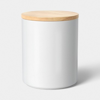 Stella 92 fl oz Ceramic Medium Canister White - Threshold™ | Target