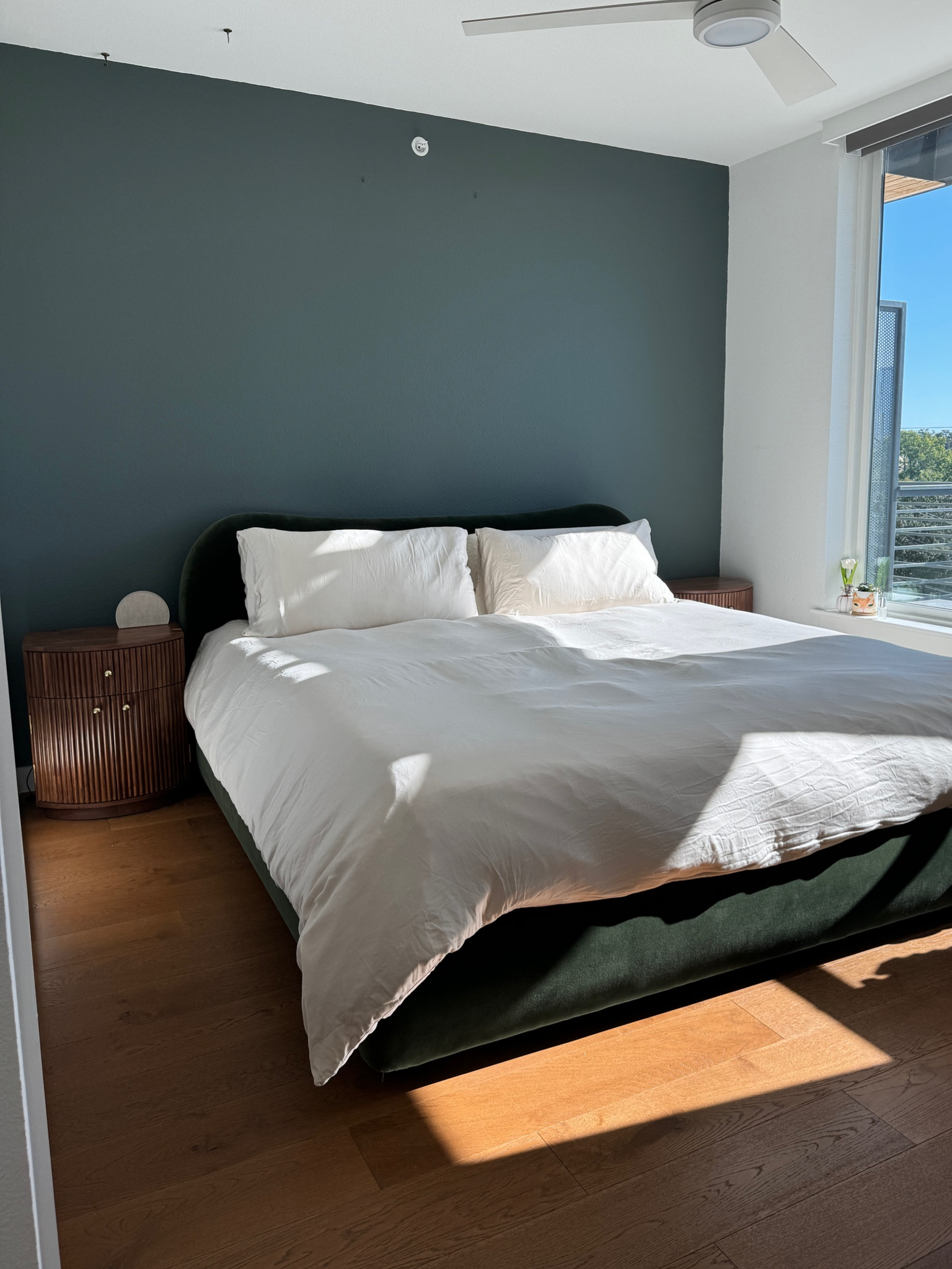 bedroom furniture links - bed and nightstands from CB2! bedding is cozy earth in the color oat, pillows are tuft & needle!

#LTKHome