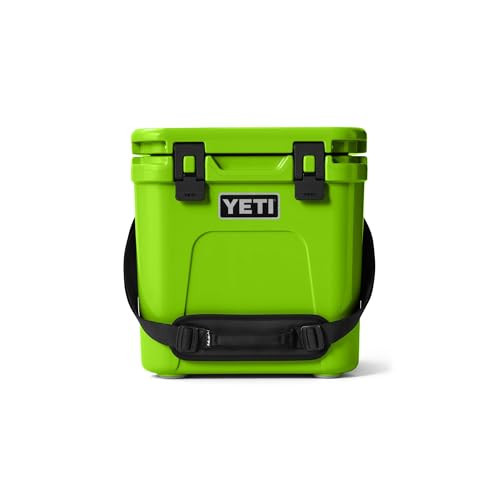 YETI Roadie 24 2.0 Hard Cooler with DoubleDuty Shoulder Strap and Drain Plug, Venom | Amazon (US)