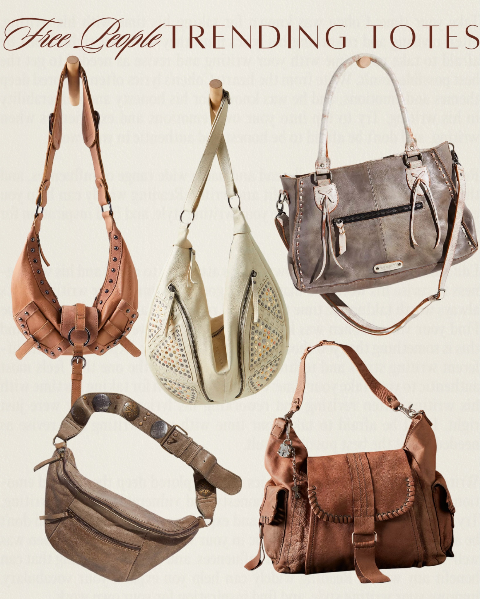 Shop the season’s trending totes —

Free People, tote bags, casual outfit inspo, winter outfits, style inspo, leather bag, boho style, sling bag 

#LTKitbag #LTKGiftGuide #LTKSeasonal