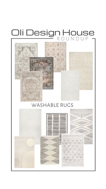 If I’m going to have an area rug it needs to be washable! 

Rounding up some of my favourite washable area rugs in neutral and geometric patterns! 

#LTKFind #LTKstyletip #LTKhome