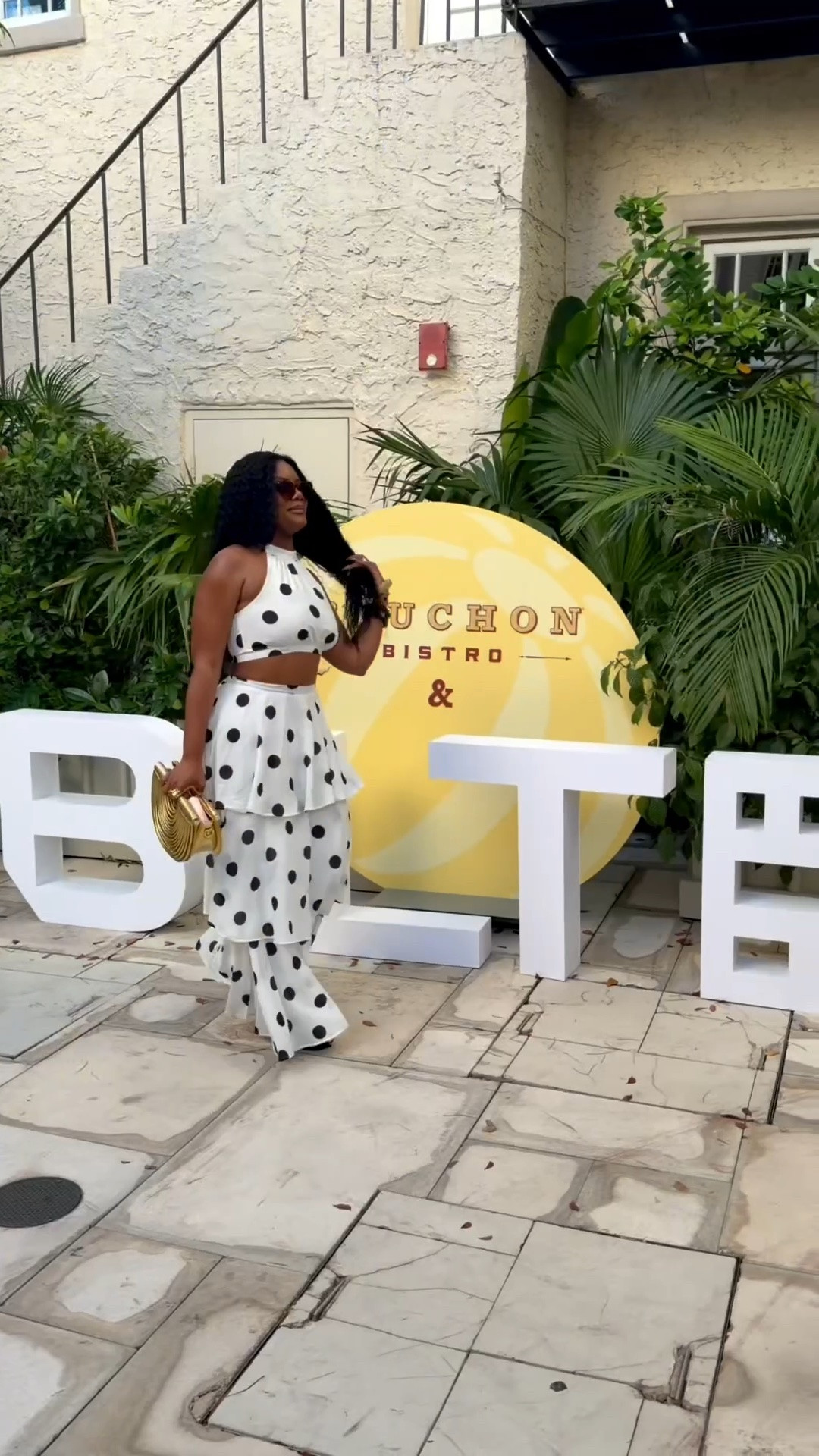 Polka dots and a little sunshine are always a good idea ☀️🤍

This set had me feeling like I stepped straight out of a vacation postcard. The dramatic silhouette, playful print, and gold accessories came together so effortlessly for brunch, resort dinners, and everything in between.

#PolkaDots #VacationStyle #SummerFashion #LTKStyle

#LTKSeasonal