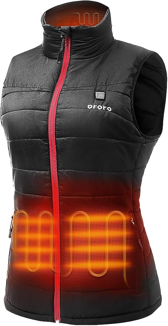 ORORO Women's Lightweight Heated Vest with Battery Pack | Amazon (US)