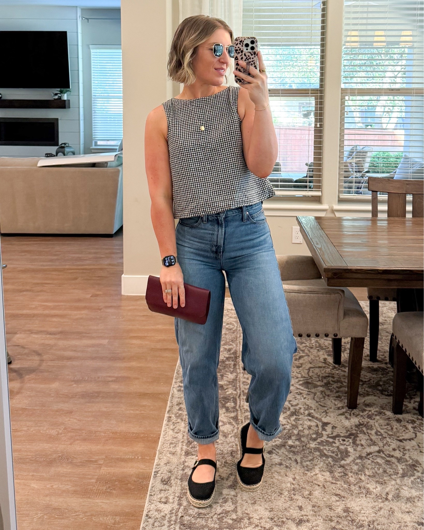 Button back gingham top!!!

#LTKdayinmylife #LTKmomlife