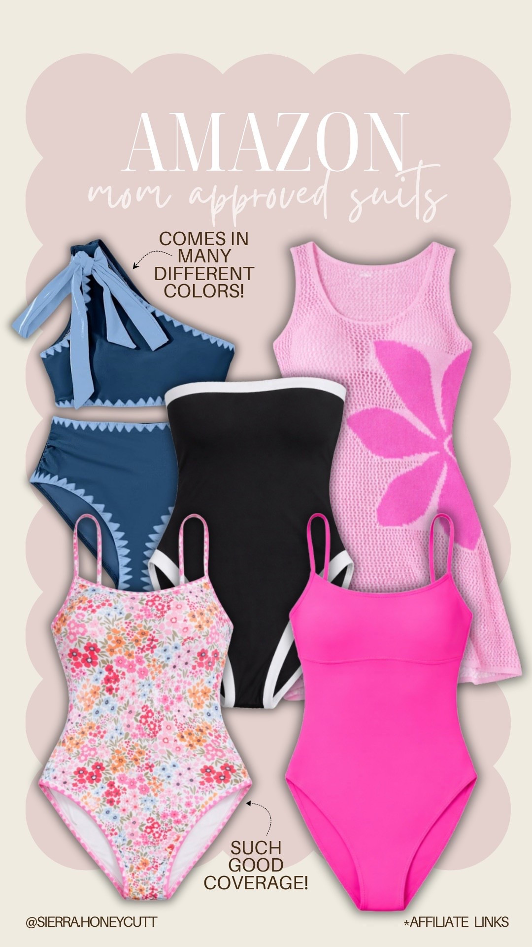 Mom approved swimsuits from Amazon! 

Seasonal summer must haves pink blue one piece two piece affordable full coverage  

#LTKmomlife #LTKSeasonal #LTKgrwm
