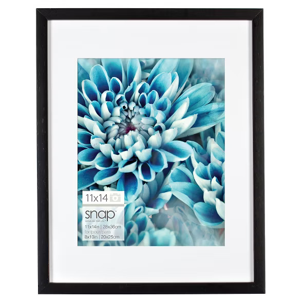11" x 14" Frame Black - Snap | Target