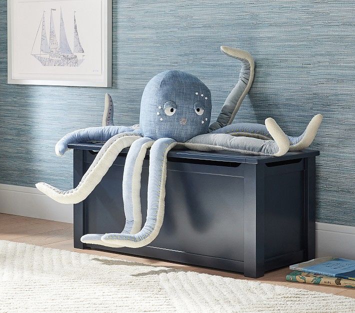 Chambray Octopus Plush | Pottery Barn Kids