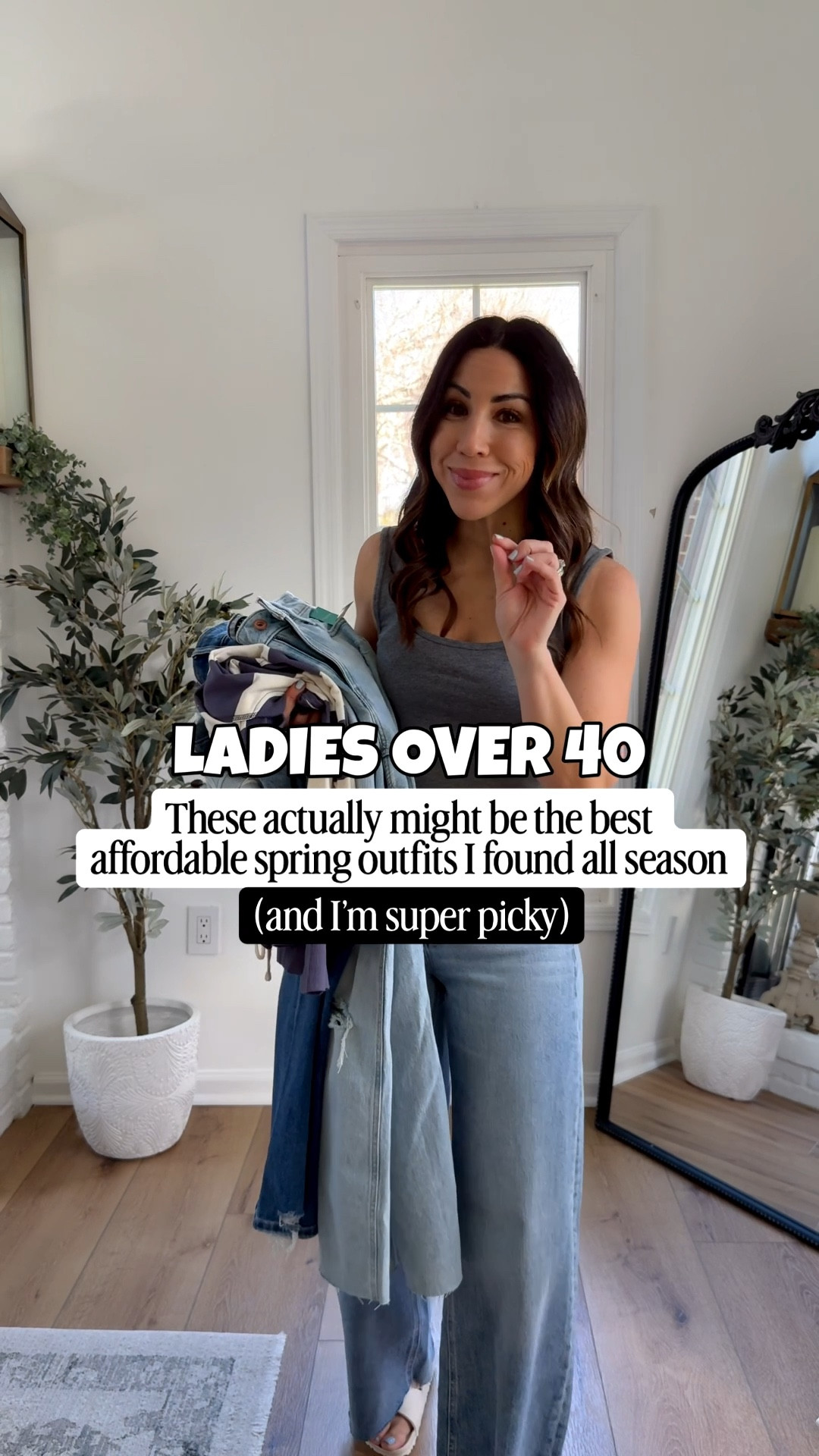 Ok so these are so my kinda spring outfits to wear on the weekends. @maurices coming in hot with all the affordable cuteness this spring. Blown away by the denim and the sweatshirts are the perfect fabrics for spring weather. Lots here you can mix and match too. Seriously love every piece here! AND use code LTK10 @Maurices! 
#mauricespartner #ThatStyledFeeling #DiscoverMaurices

Wide leg jeans, 25. I cut them. Straight leg jeans, 25. Distressed jeans 4. I cut them. Shorts small. Black pants XS. Cardigan small. Crewneck small. Striped sweatshirt XS. Denim jacket XS. Sandals TTS. Sneakers size down. Tank Xs. 

Maurices, Maurice’s, spring outfits 

#LTKSaleAlert #LTKOver40 #LTKPetite