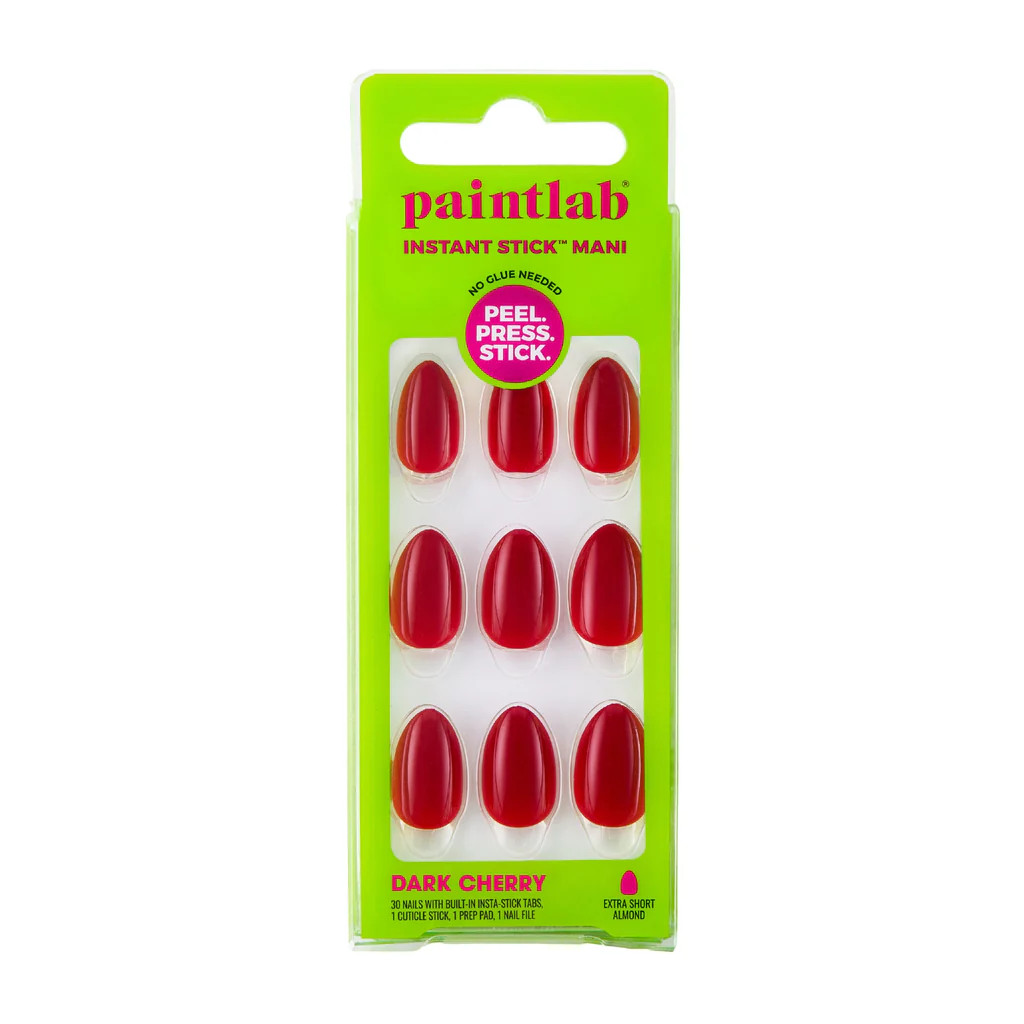 Dark Cherry Insta-Stick Mani | PaintLab