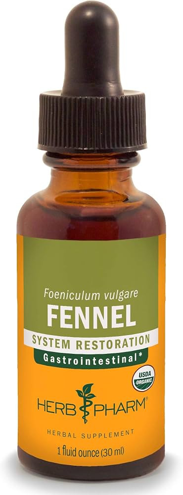 Herb Pharm Certified Organic Fennel Liquid Extract for Digestive System Support - 1 Ounce (DFENN0... | Amazon (US)
