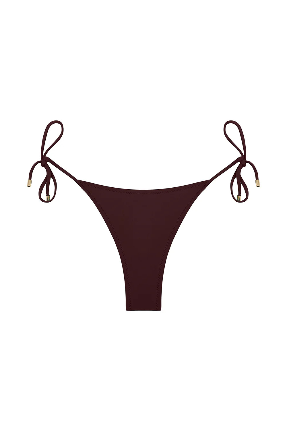 praia bottom with gold tips in fig eco compression | Tropic of C