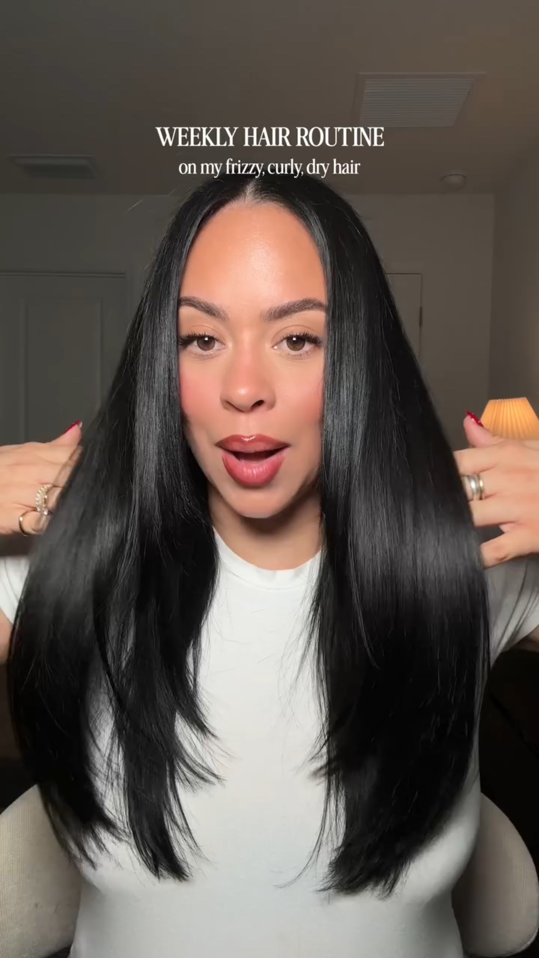 my in depth full weekly hair routine, sharing all products and hot tools I use 👩🏻
—
@blakebrownbeauty shampoo + hair mask 
@theouai detox shampoo 
@aveda miraculous oil
@cecred serum
@lorealparis leave in conditioner 
@sharkbeauty flex styler 
@t3micro straightener

#LTKgrwm #LTKBeauty