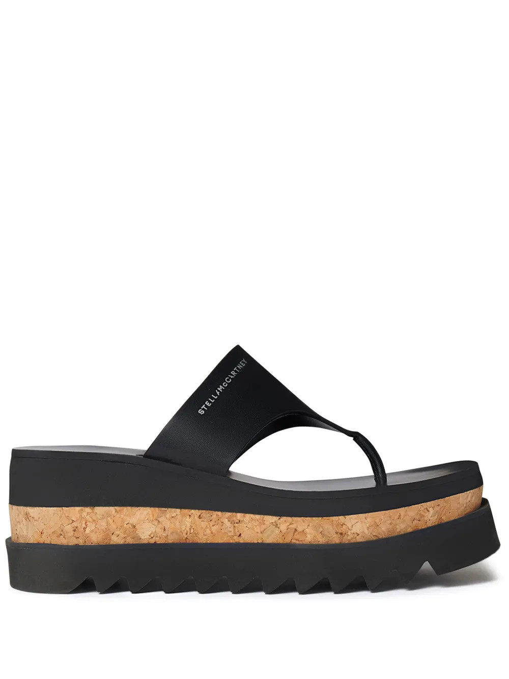 Stella McCartney Sneak-Elyse logo-print Platform Sandals - Farfetch | Farfetch Global