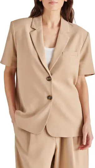 Steve Madden Tiara Short Sleeve Blazer | Nordstrom | Nordstrom