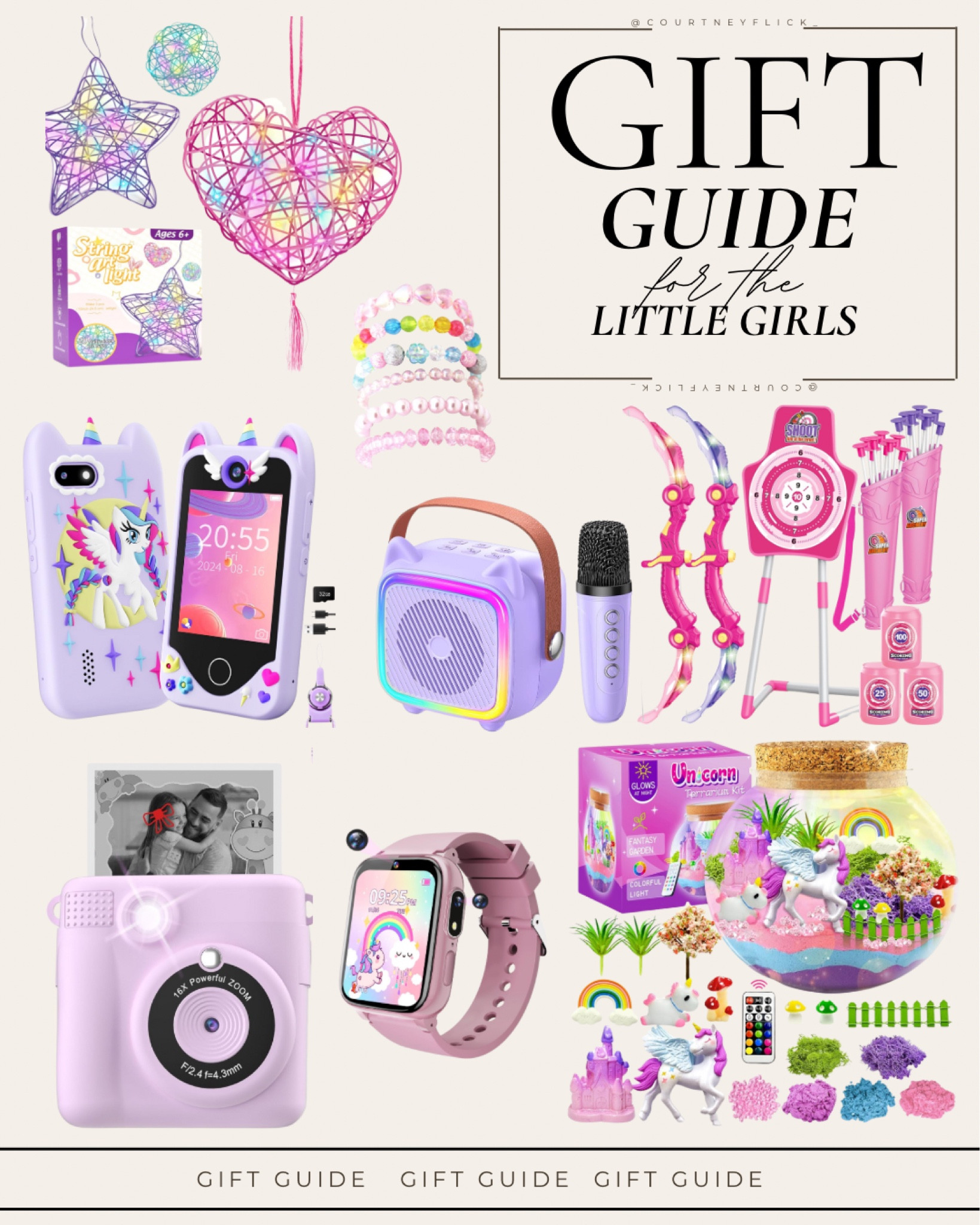 Christmas Gift Guide for the little girls!! 

Christmas gift ideas, gifts for girls, gifts for kids, toys, instant camera, kids cellphone

#LTKKids #LTKFamily #LTKGiftGuide