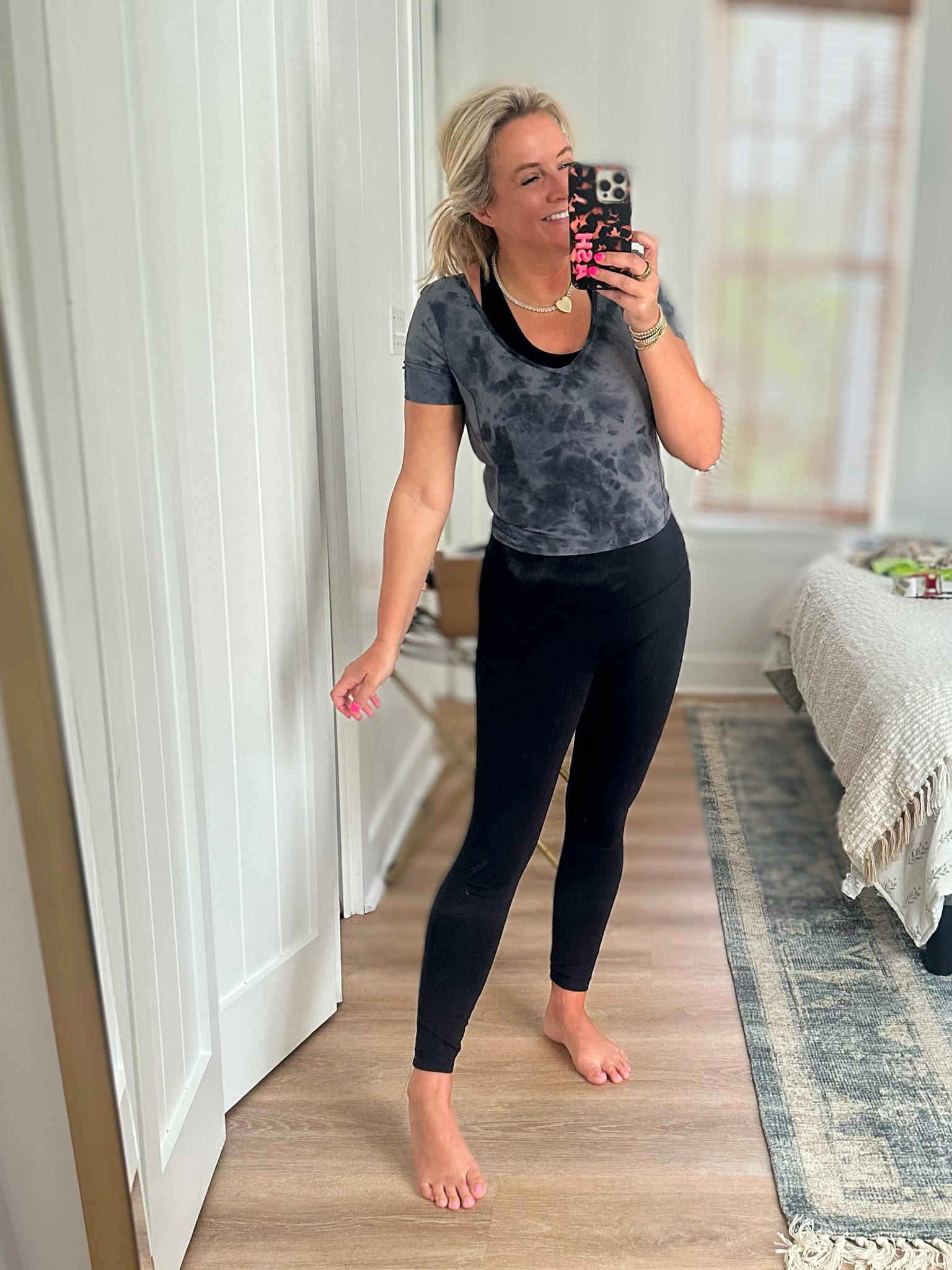 I love the lululemon align tees. Wearing a size 6. They are the perfect pair for the align leggings. Perfect for the gym and Pilates  

#LTKunder100 #LTKstyletip #LTKfit
