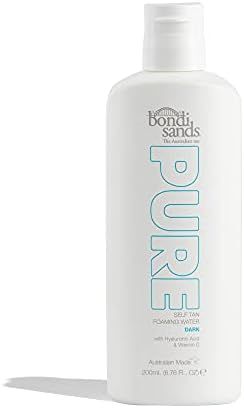 Amazon.com: Bondi Sands PURE Dark Self-Tanning Foaming Water | Hydrates with Hyaluronic Acid for ... | Amazon (US)