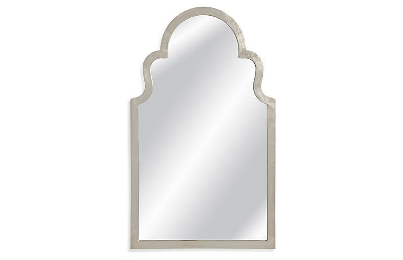 Montvale Wall Mirror, Silver Leaf | One Kings Lane