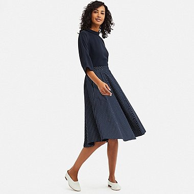 WOMEN SEERSUCKER CIRCULAR SKIRT | UNIQLO (US)