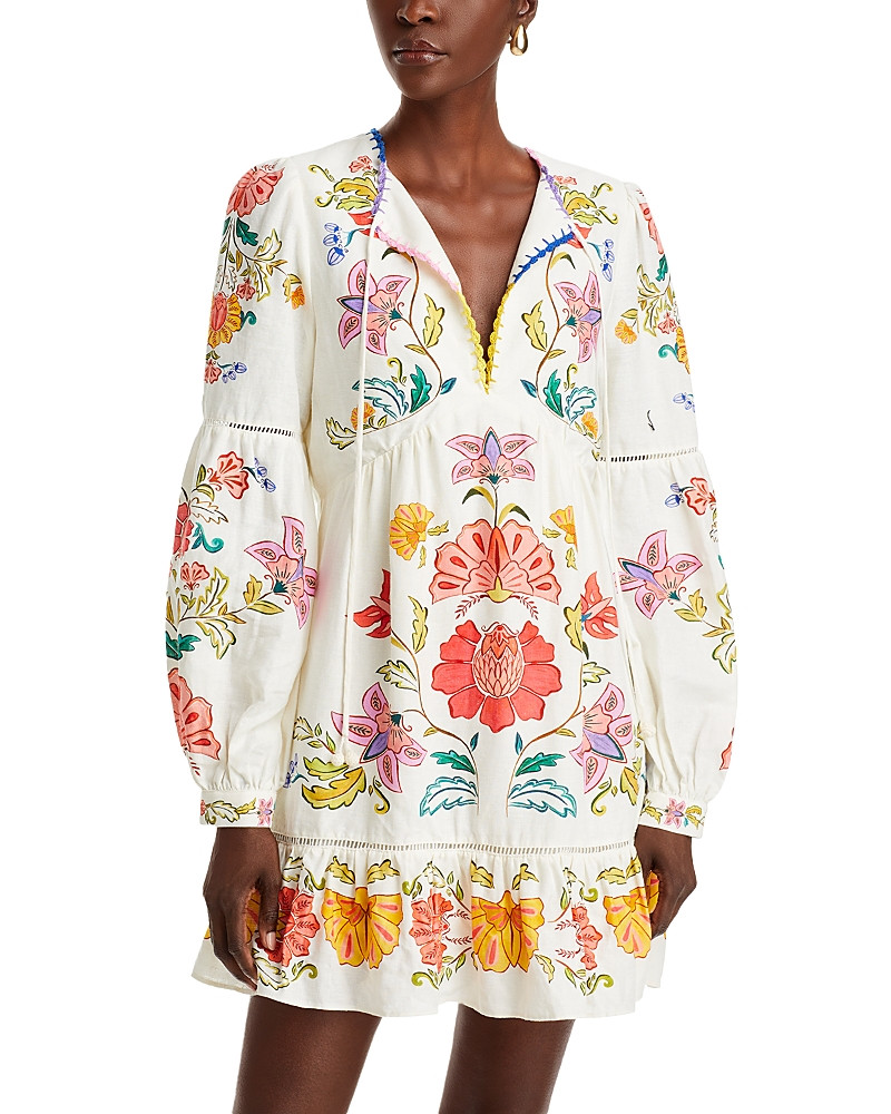 Farm Rio Floral Insects Mini Dress | Bloomingdale's (US)