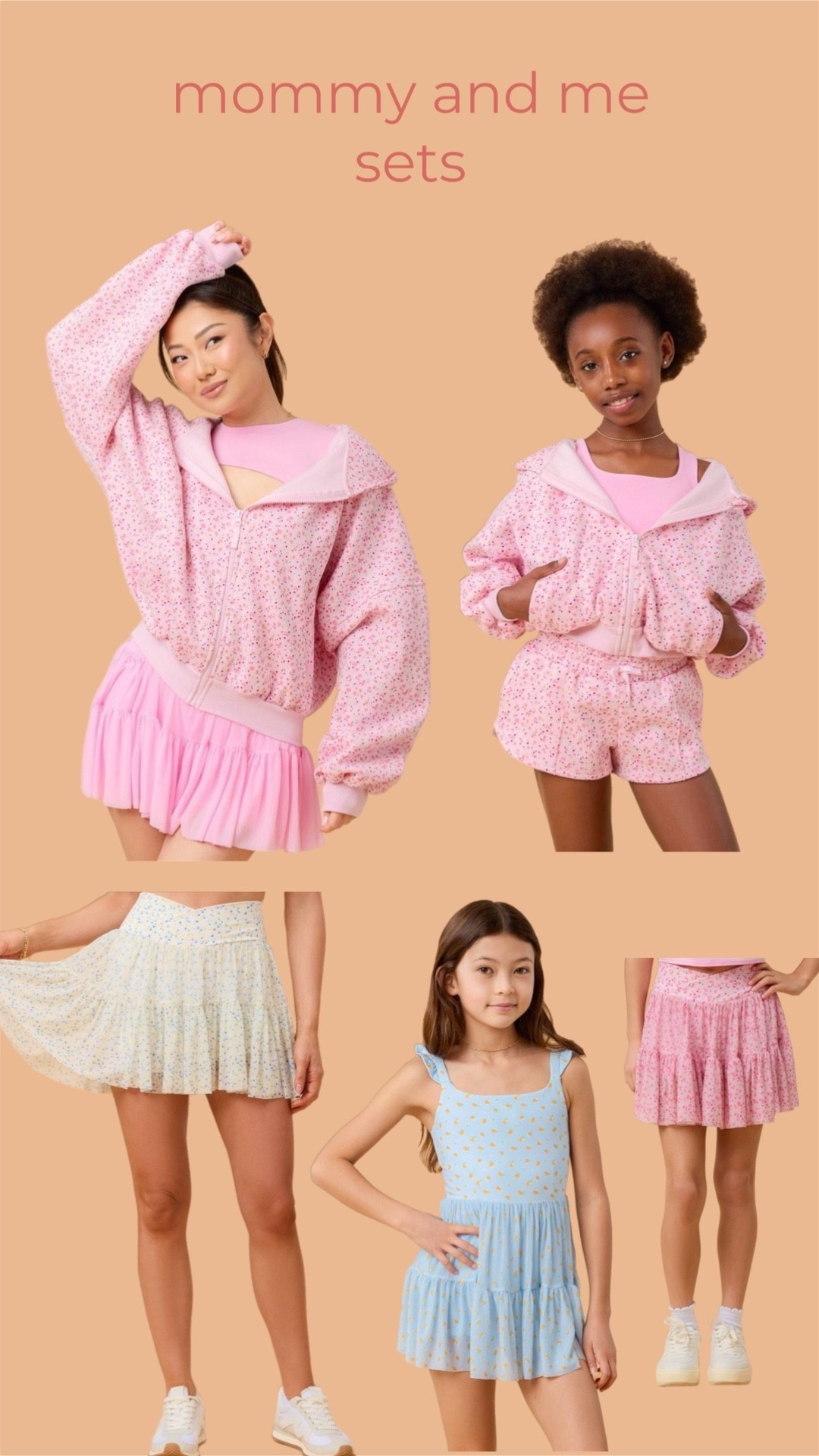 Mommy and me tennis skirts and dresses, sweatshirts and active tops from target that are to die for 😍 perfect for Mother’s Day! 

#LTKmomlife #LTKootd #LTKMothersDay