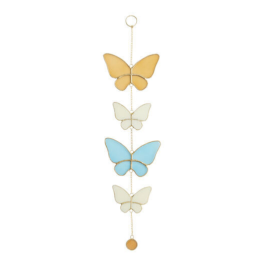 Glass Butterfly Suncatcher Hanging Decor by World Market | World Market