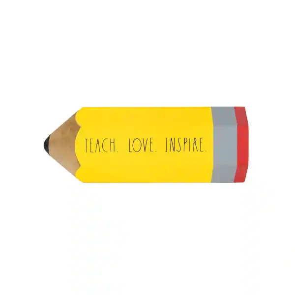 Rae Dunn Pencil TEACHER Themed Desktop Décor | Bed Bath & Beyond
