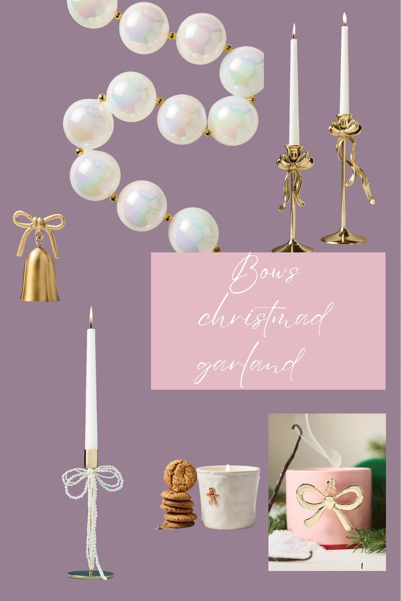 Christmas garland and bows 

#LTKOver40 #LTKFindsUnder50 #LTKSeasonal