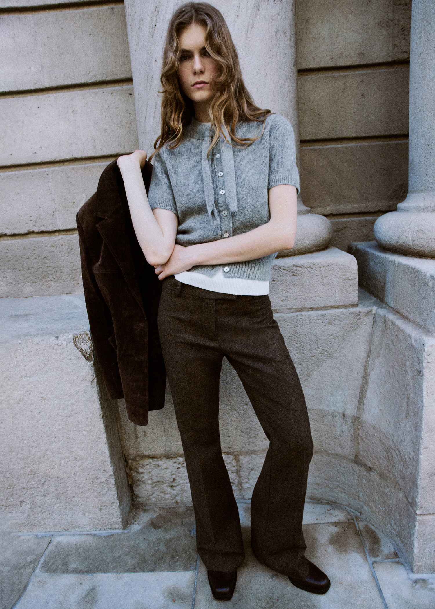 Cardigan mit Schleife am Hals | Mango EU