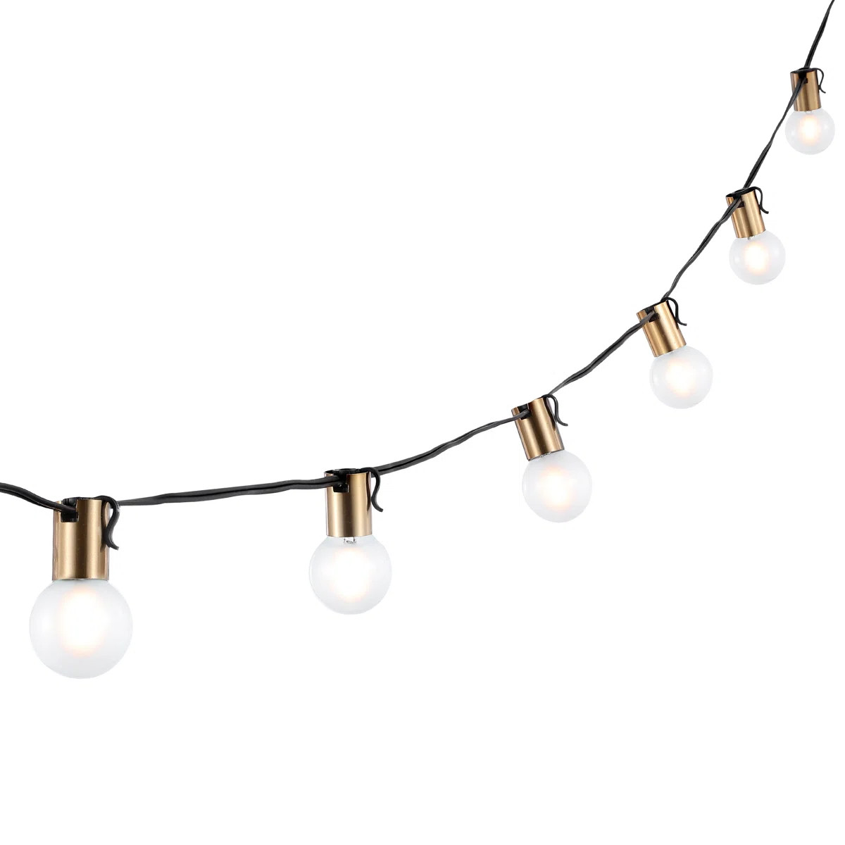 Walling Outdoor 10 - Bulb 120'' Plug-in String Light | Wayfair North America